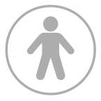 lichaam mannetje grijs